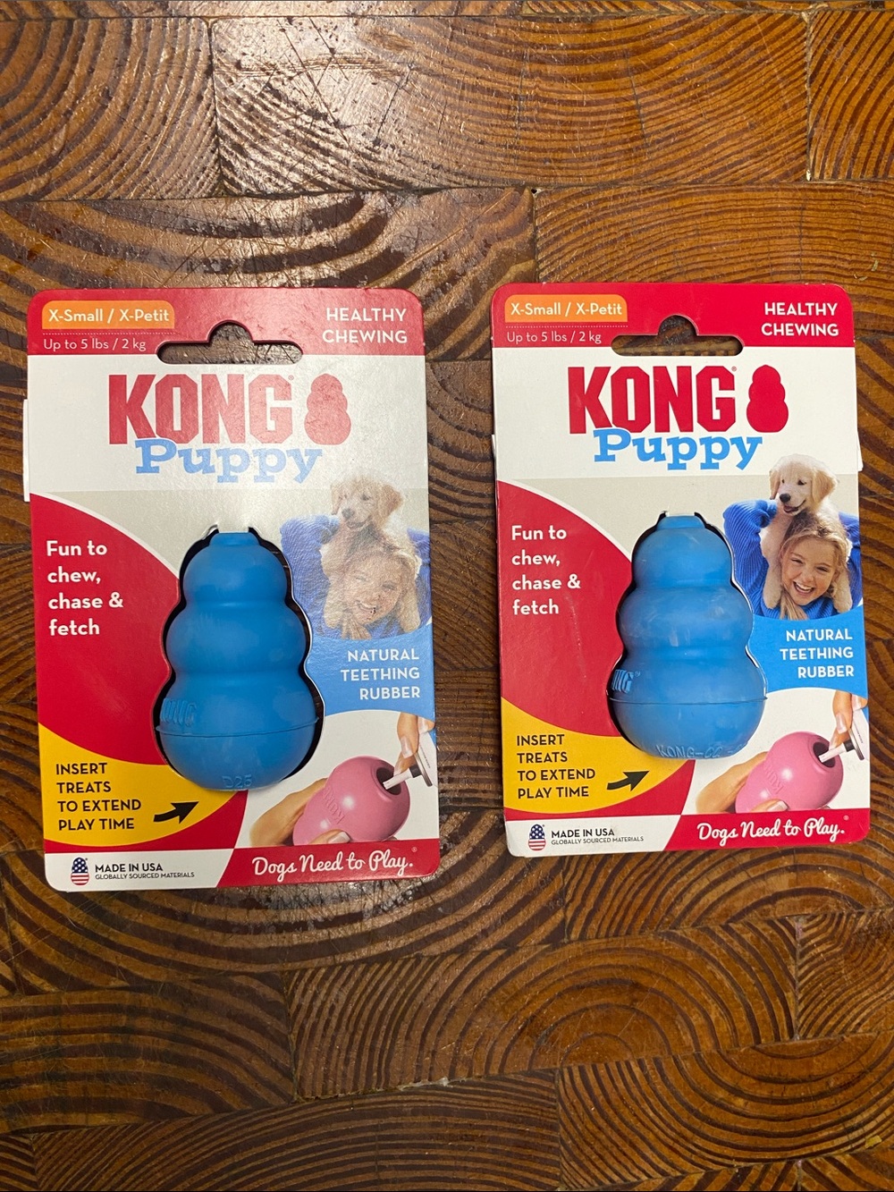 NWT KONG Puppy Toys - Bundle of 2